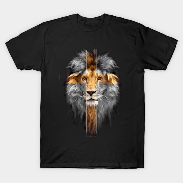 Jesus Lion of Judah T-Shirt by Saboia Alves